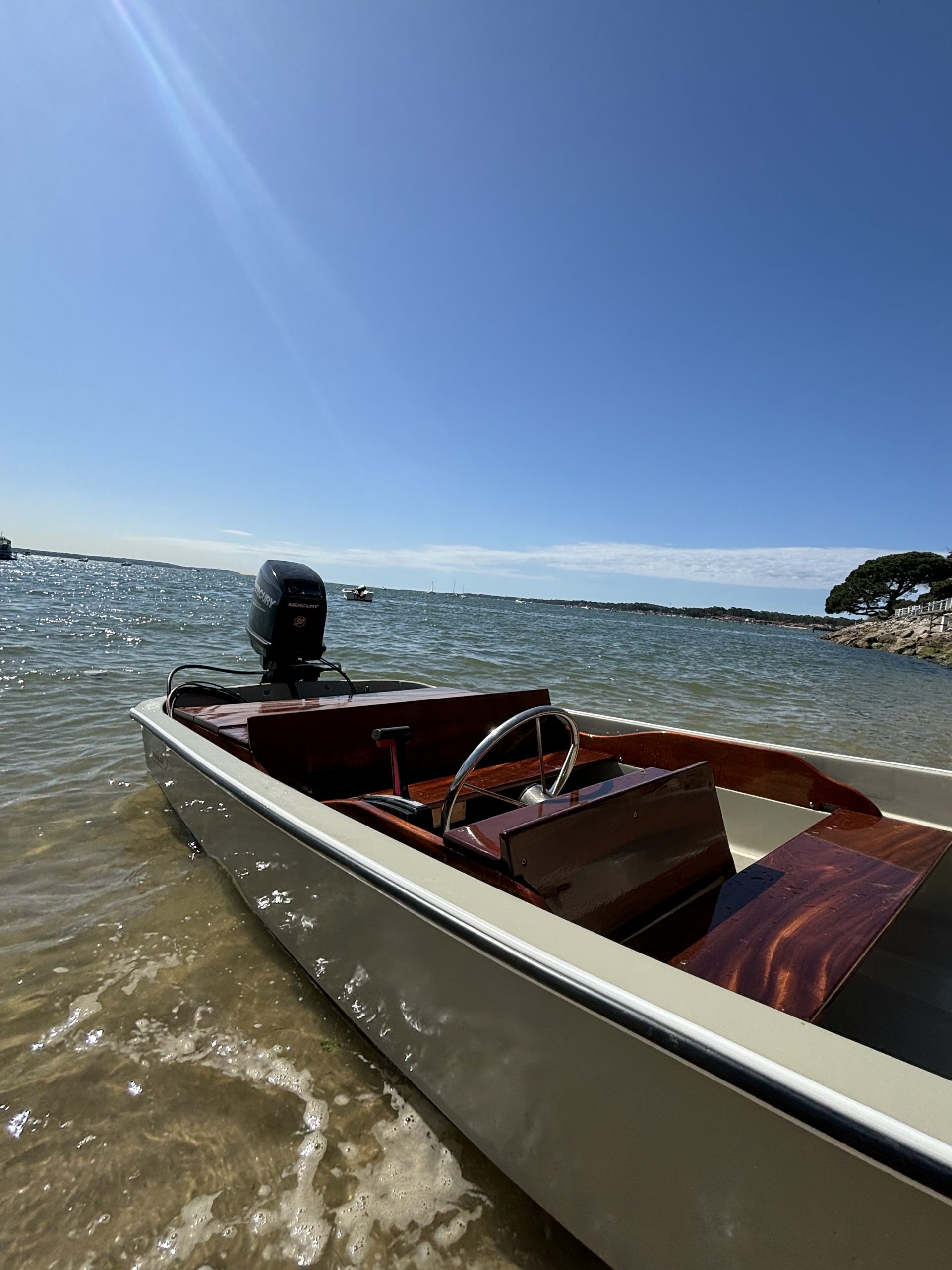 bateau à l'eau